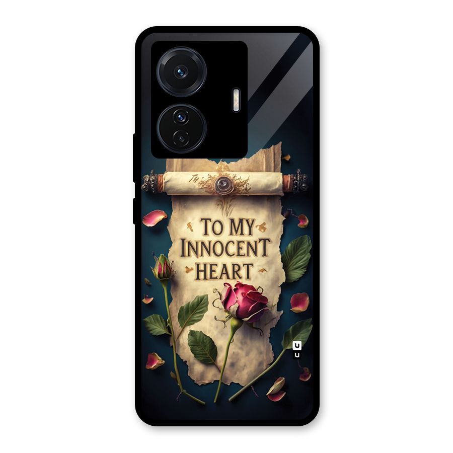 Innocence Of Heart Glass Back Case for Vivo T1 Pro