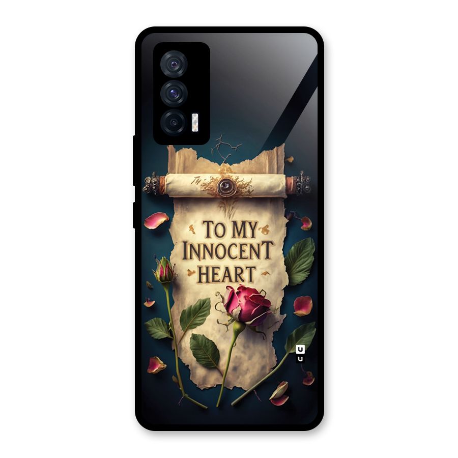 Innocence Of Heart Glass Back Case for Vivo iQOO 7 5G