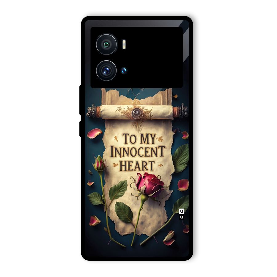 Innocence Of Heart Glass Back Case for Vivo iQOO 9 Pro