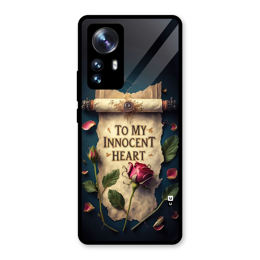 Innocence Of Heart Glass Back Case for Xiaomi 12 Pro