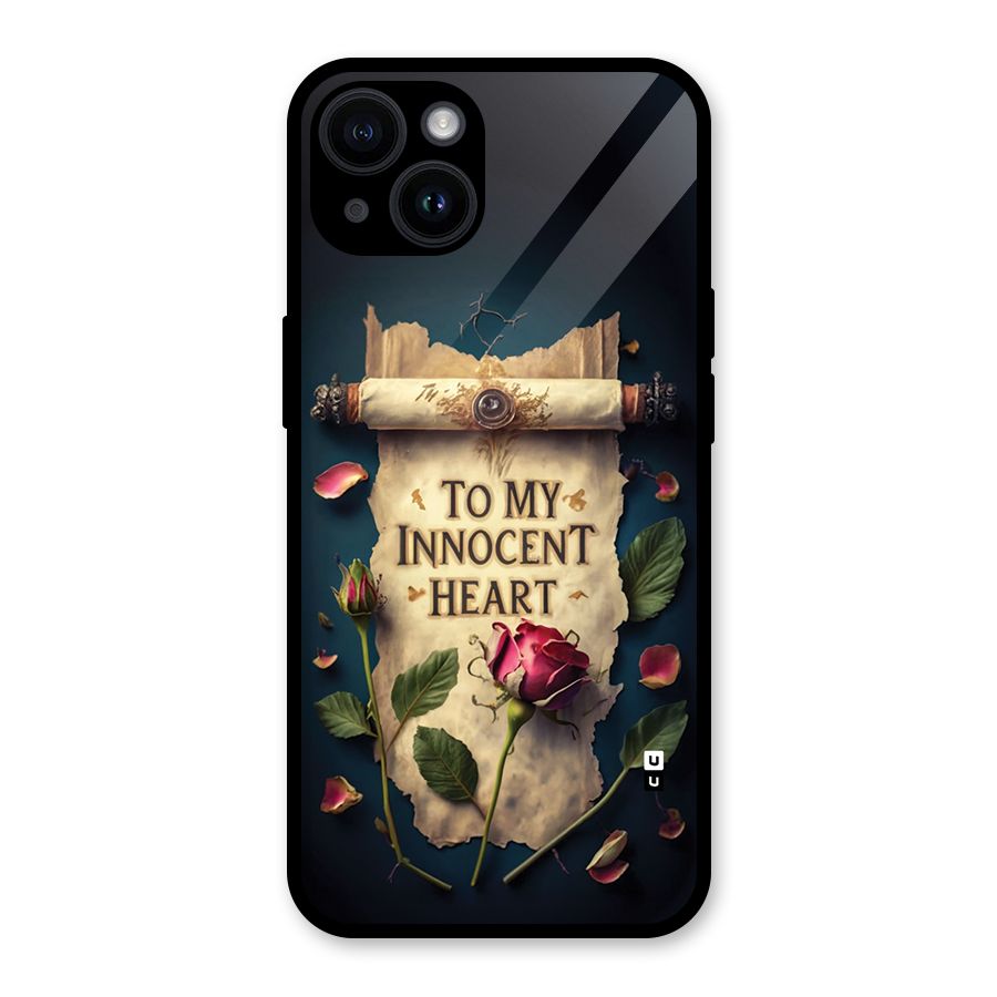 Innocence Of Heart Glass Back Case for iPhone 14