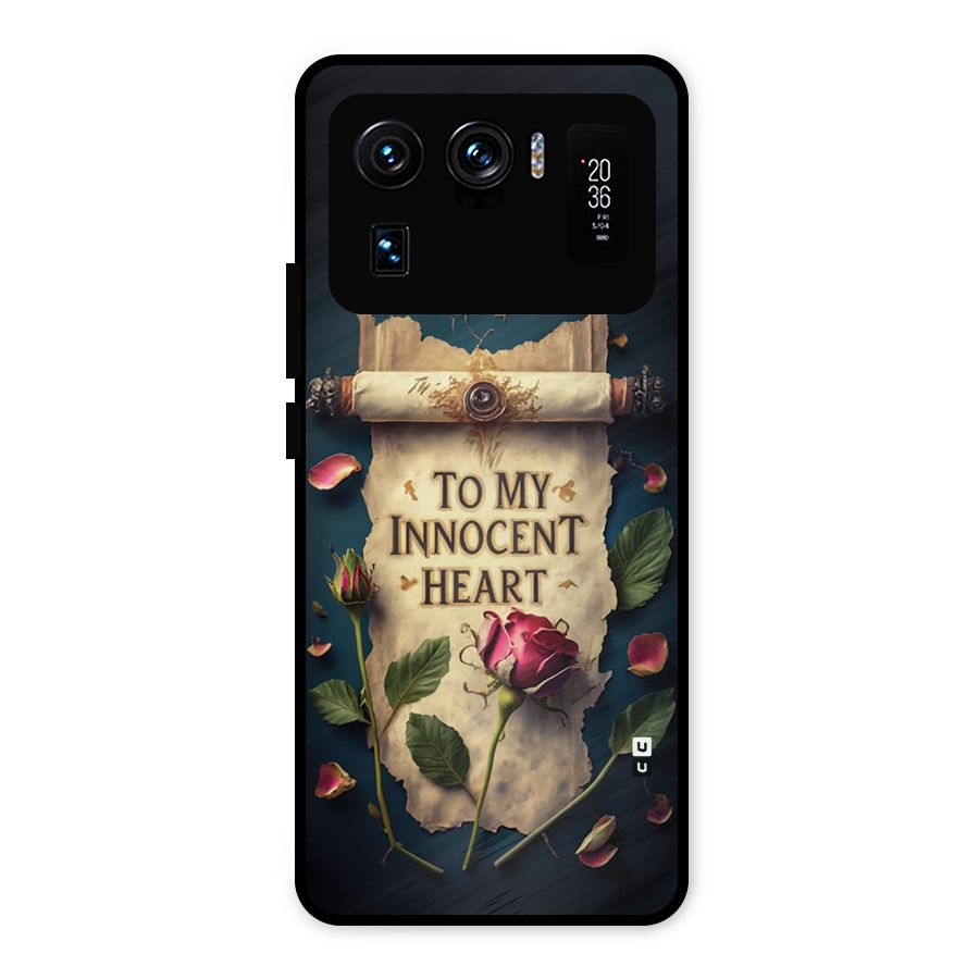 Innocence Of Heart Metal Back Case for Mi 11 Ultra