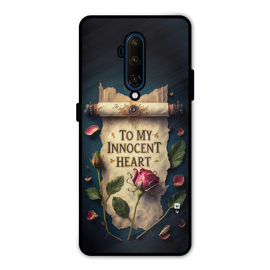 Innocence Of Heart Metal Back Case for OnePlus 7T Pro