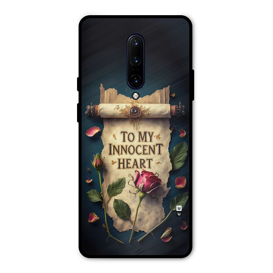 Innocence Of Heart Metal Back Case for OnePlus 7 Pro