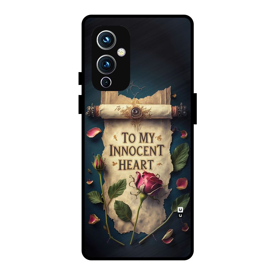 Innocence Of Heart Metal Back Case for OnePlus 9