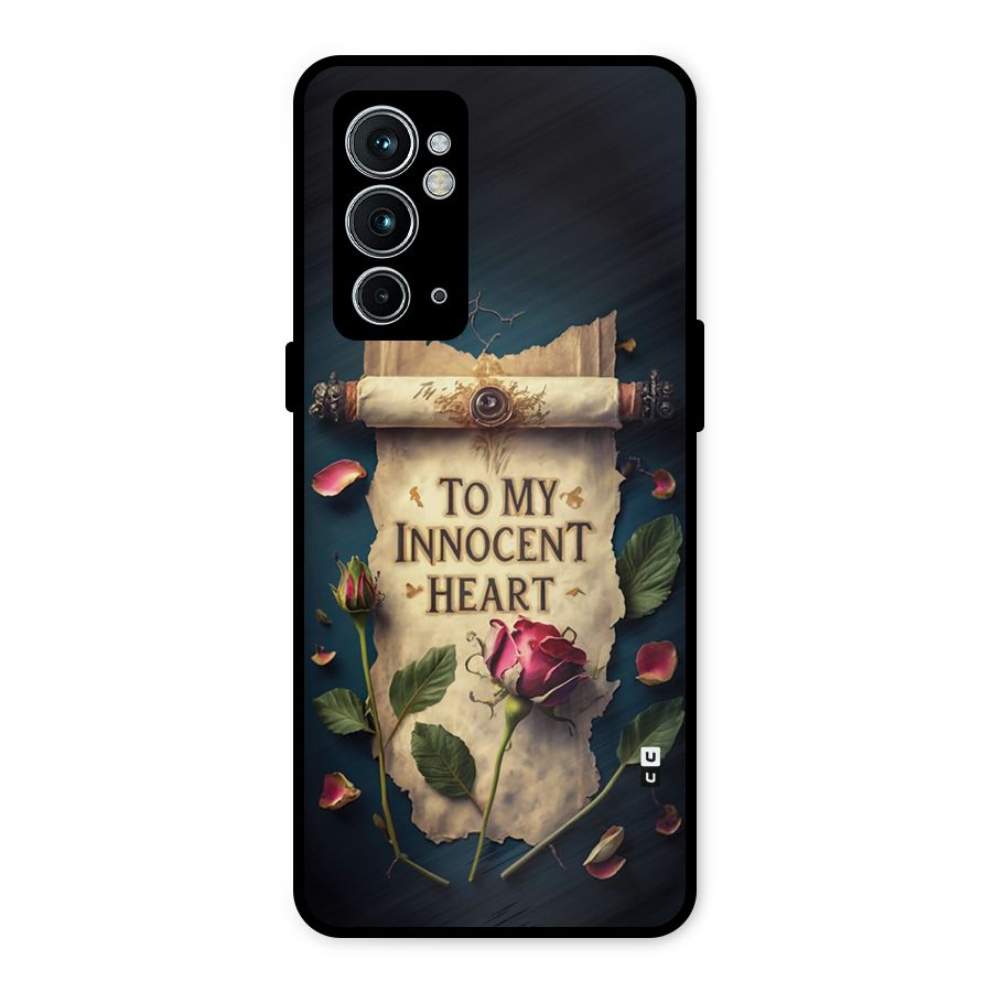 Innocence Of Heart Metal Back Case for OnePlus 9RT 5G