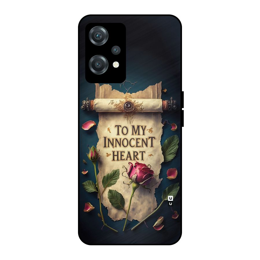 Innocence Of Heart Metal Back Case for OnePlus Nord CE 2 Lite 5G