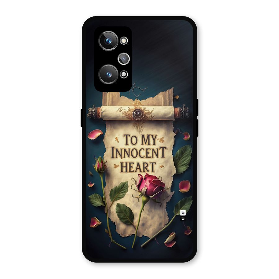 Innocence Of Heart Metal Back Case for Realme GT Neo 3T