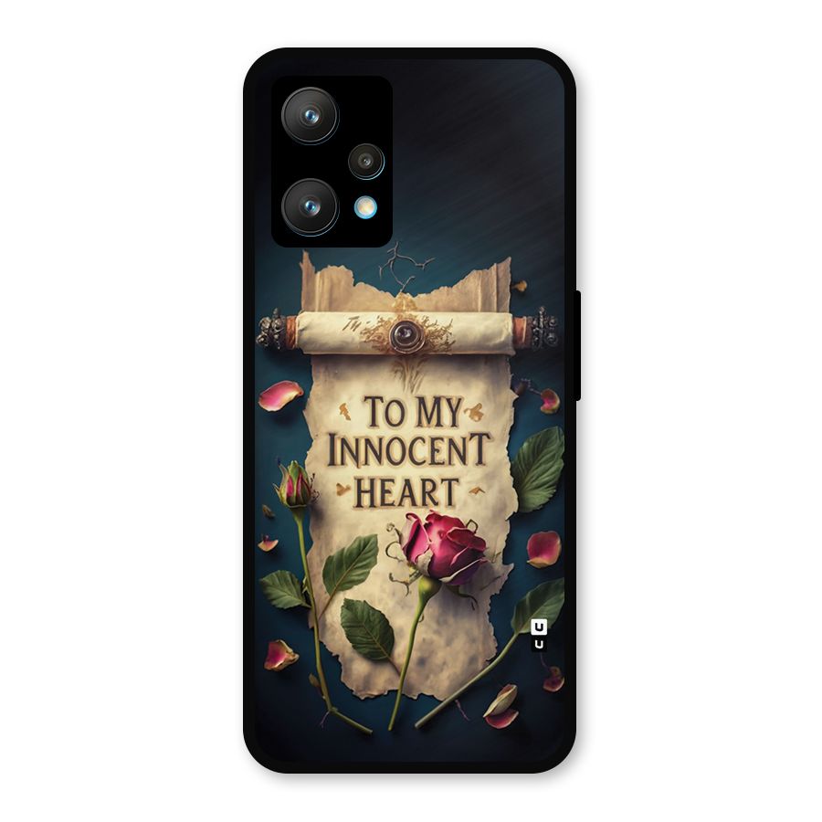 Innocence Of Heart Metal Back Case for Realme Narzo 50 Pro