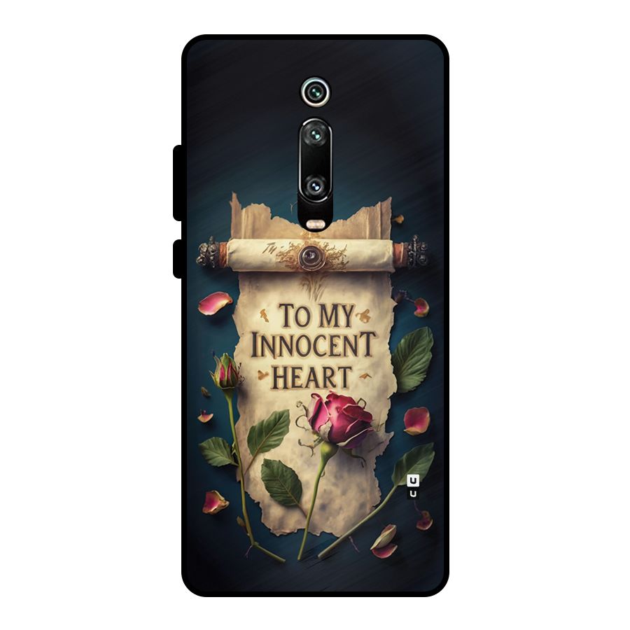 Innocence Of Heart Metal Back Case for Redmi K20