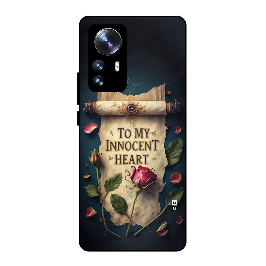 Innocence Of Heart Metal Back Case for Xiaomi 12 Pro