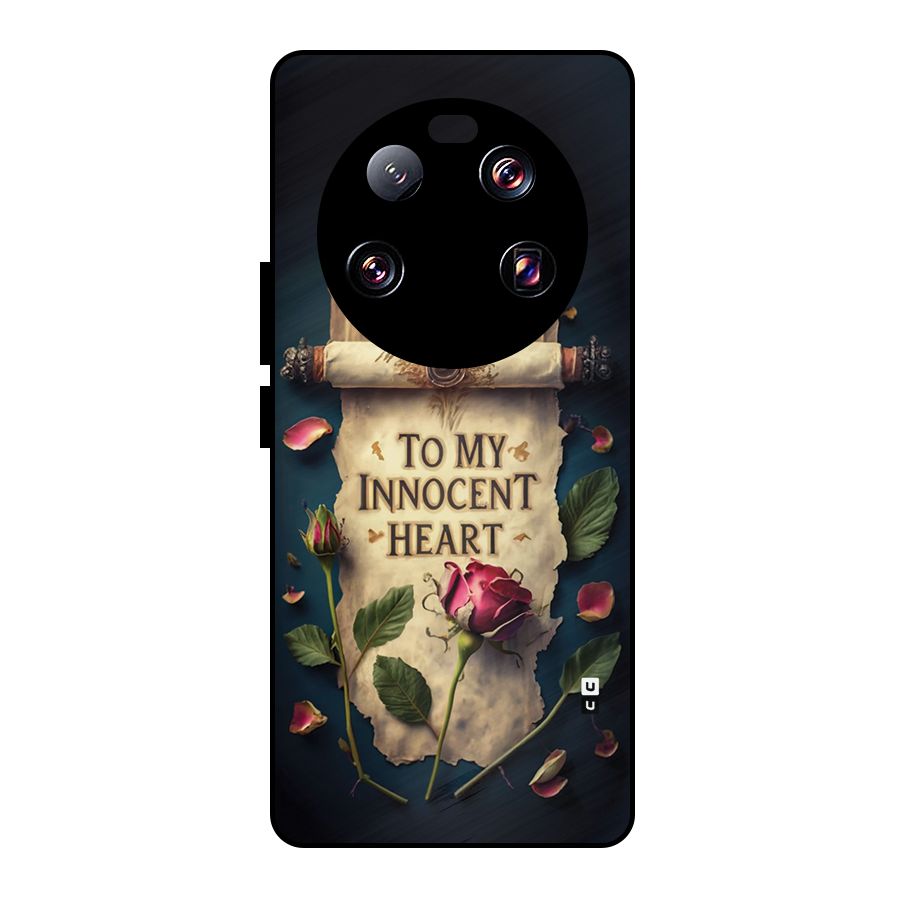 Innocence Of Heart Metal Back Case for Xiaomi 13 Ultra