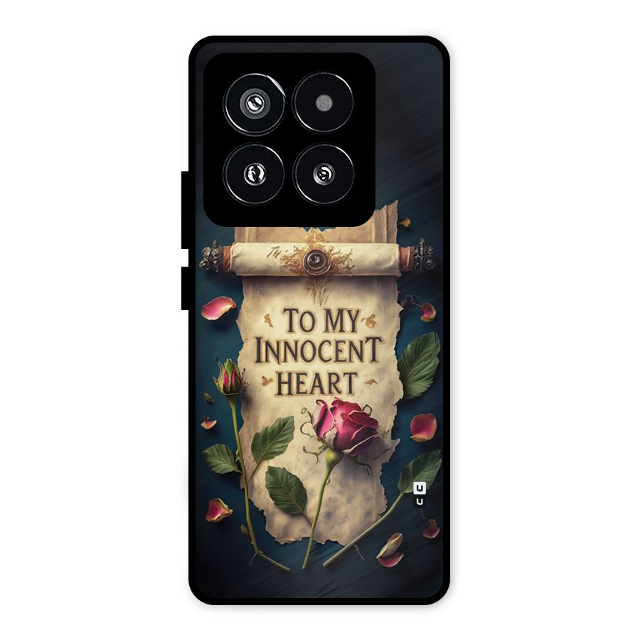 Innocence Of Heart Metal Back Case for Xiaomi 14 Pro