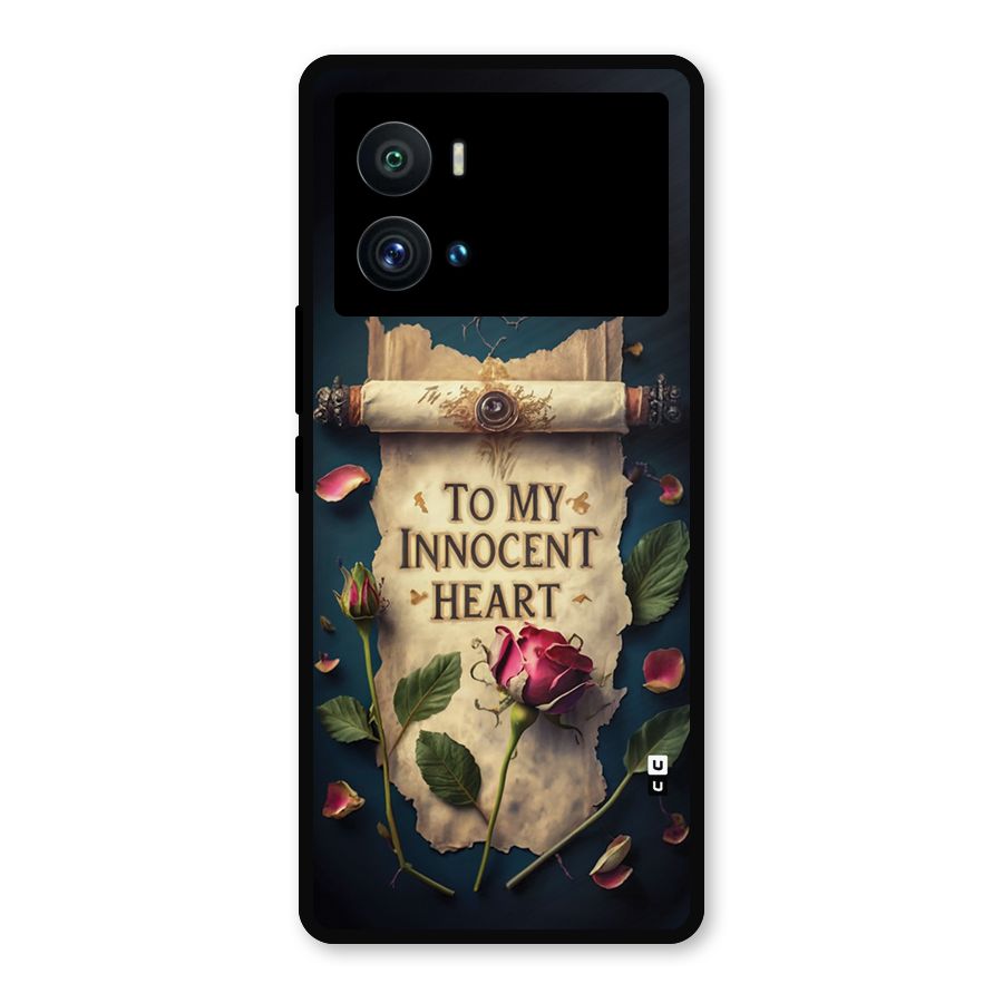 Innocence Of Heart Metal Back Case for iQOO 9 Pro