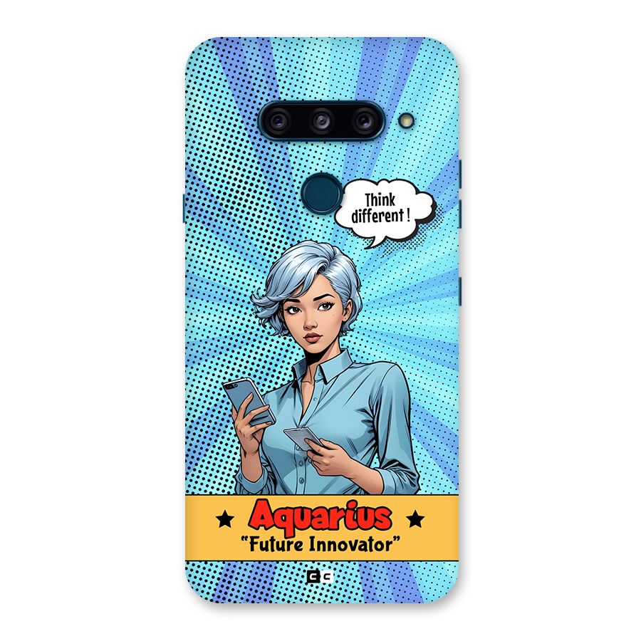 Innovative Aquarius Back Case for LG  V40 ThinQ