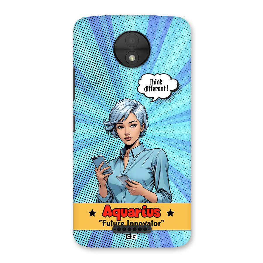 Innovative Aquarius Back Case for Moto C