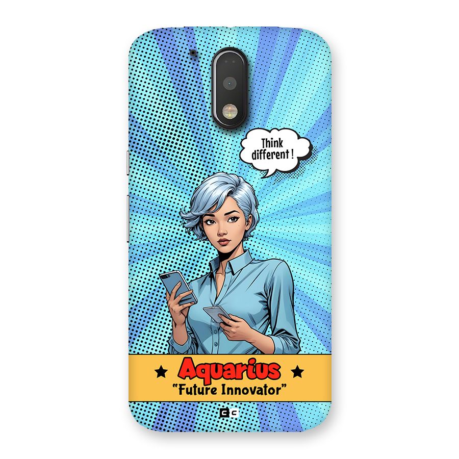 Innovative Aquarius Back Case for Moto G4 Plus