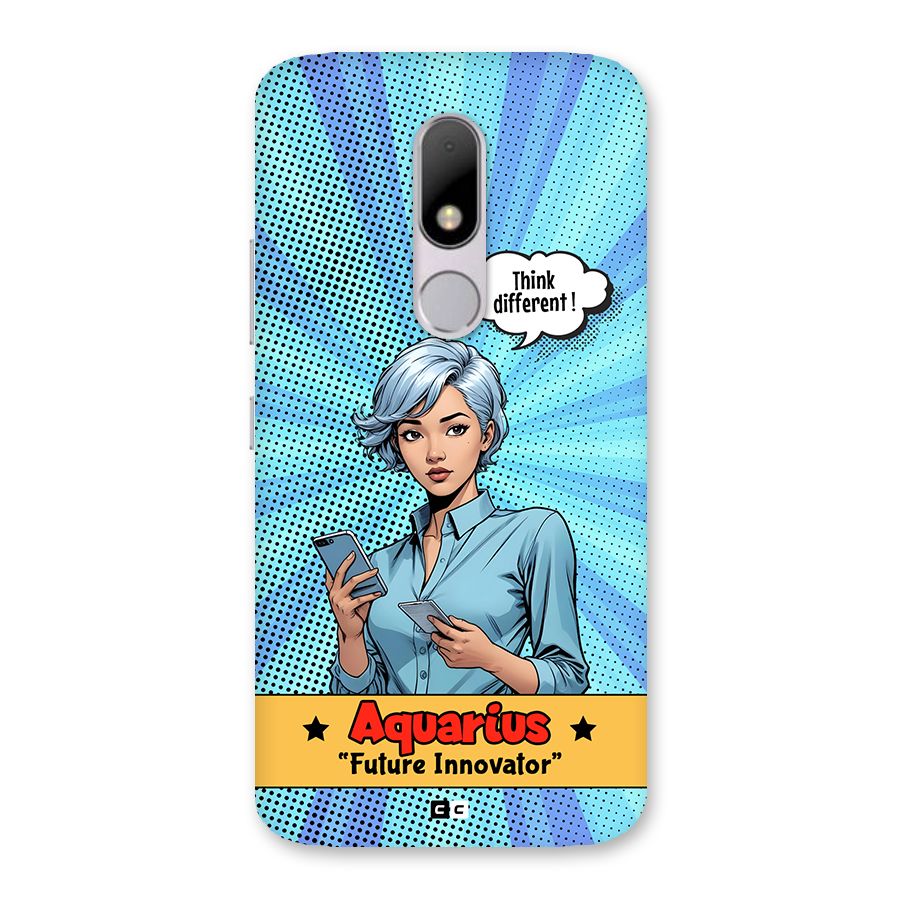 Innovative Aquarius Back Case for Moto M