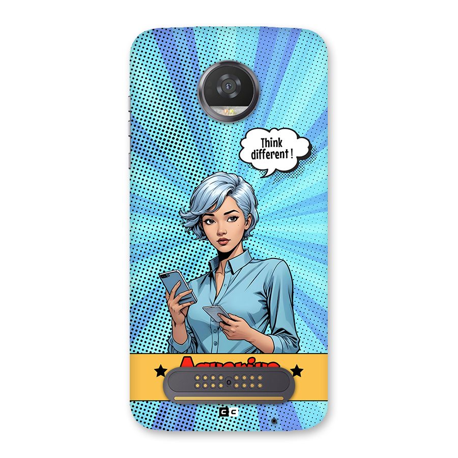 Innovative Aquarius Back Case for Moto Z2 Play