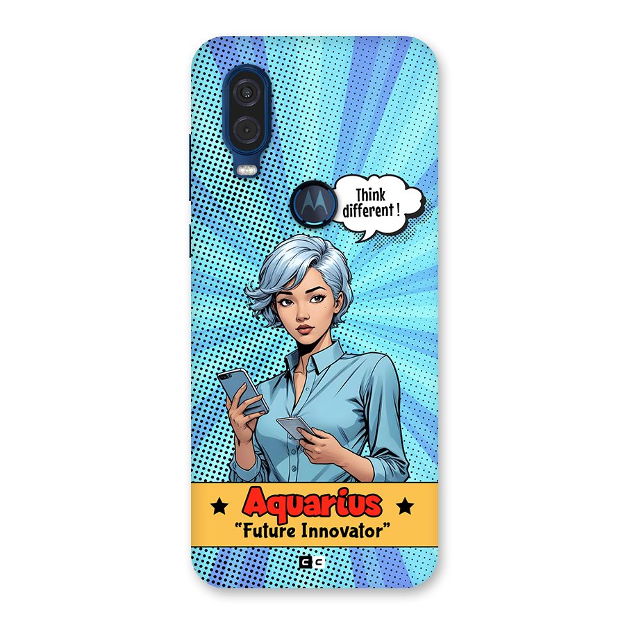 Innovative Aquarius Back Case for Motorola One Vision