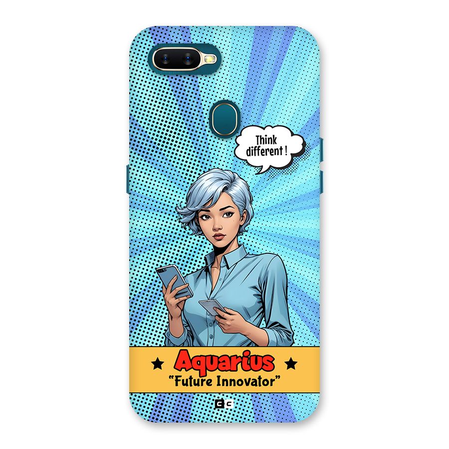 Innovative Aquarius Back Case for Oppo A12