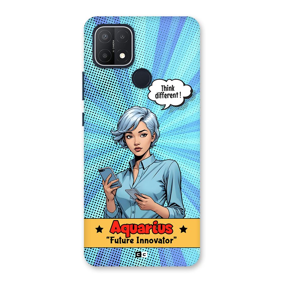 Innovative Aquarius Back Case for Oppo A15s