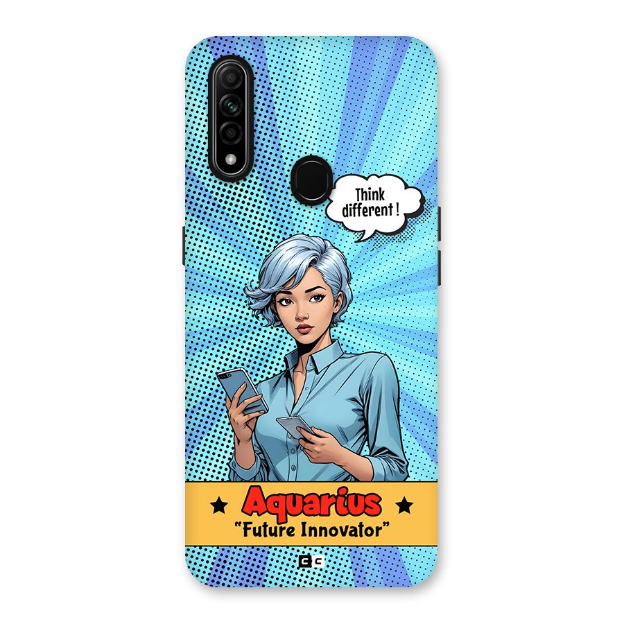 Innovative Aquarius Back Case for Oppo A31