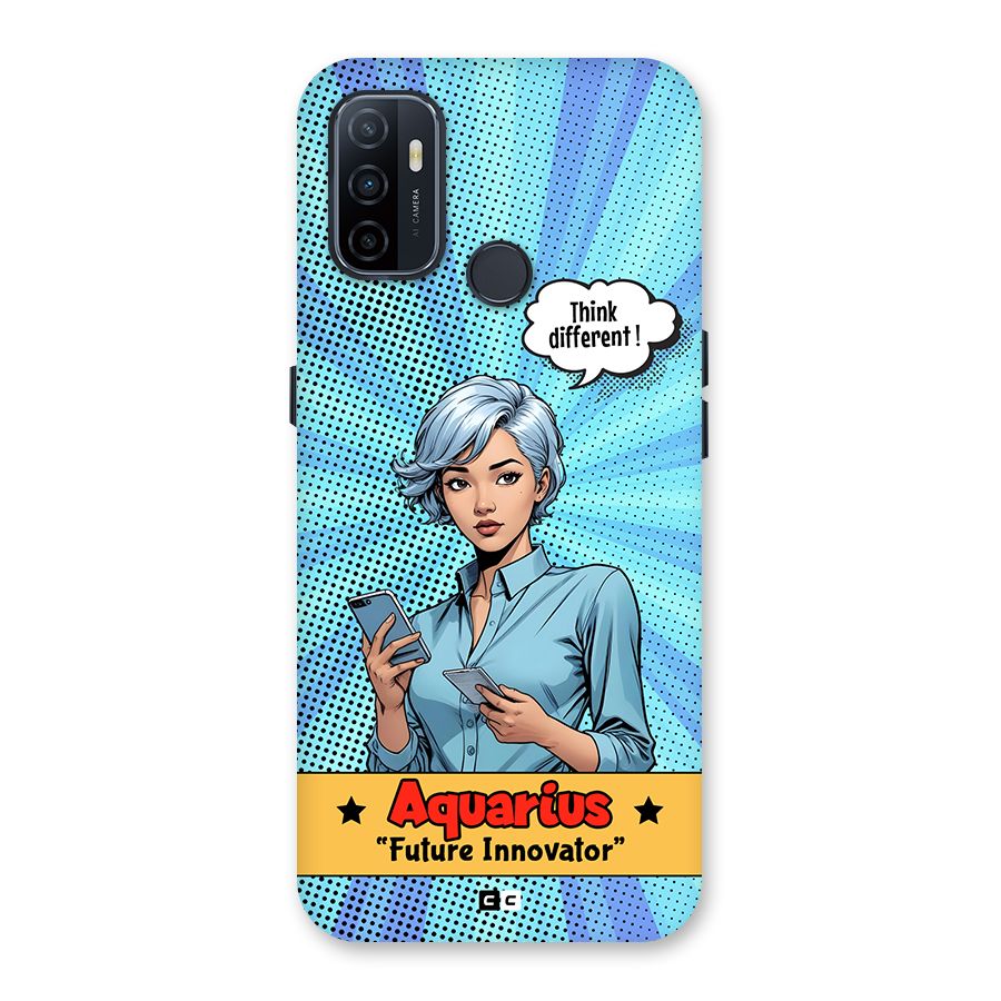 Innovative Aquarius Back Case for Oppo A53