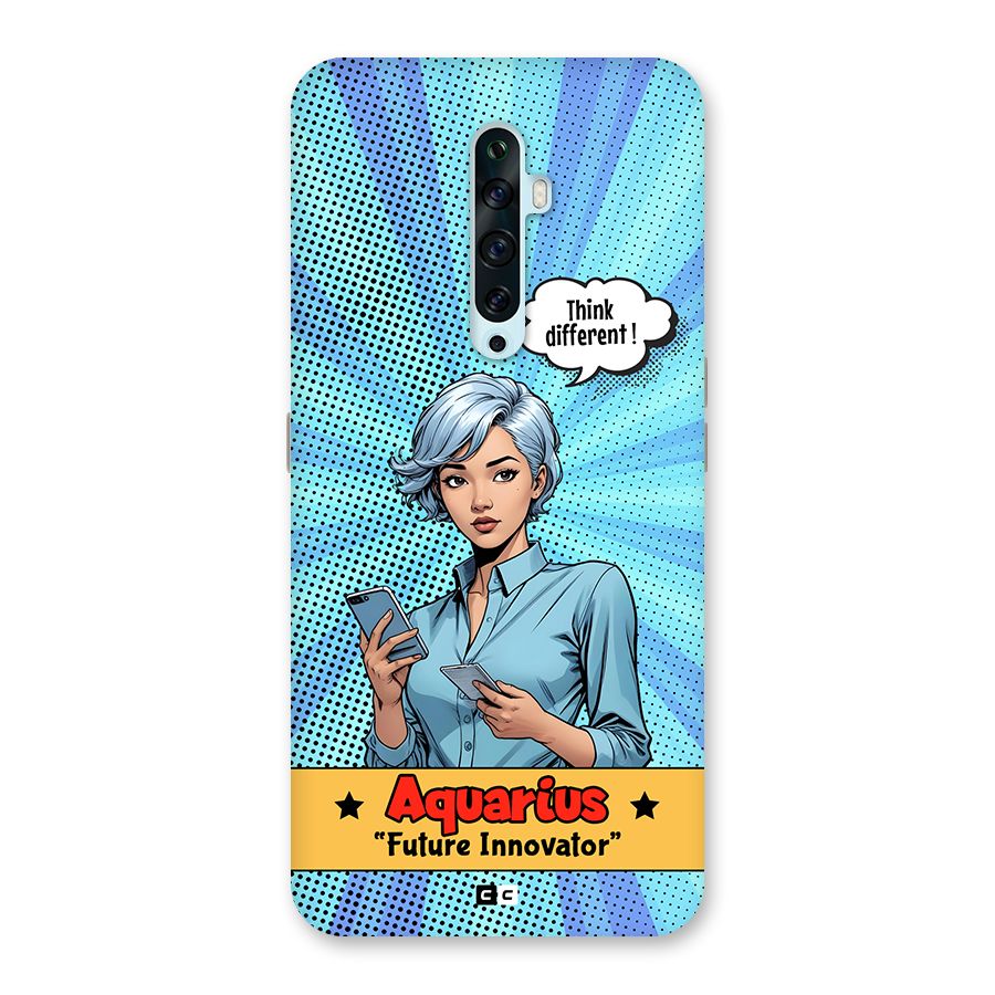 Innovative Aquarius Back Case for Oppo Reno2 F
