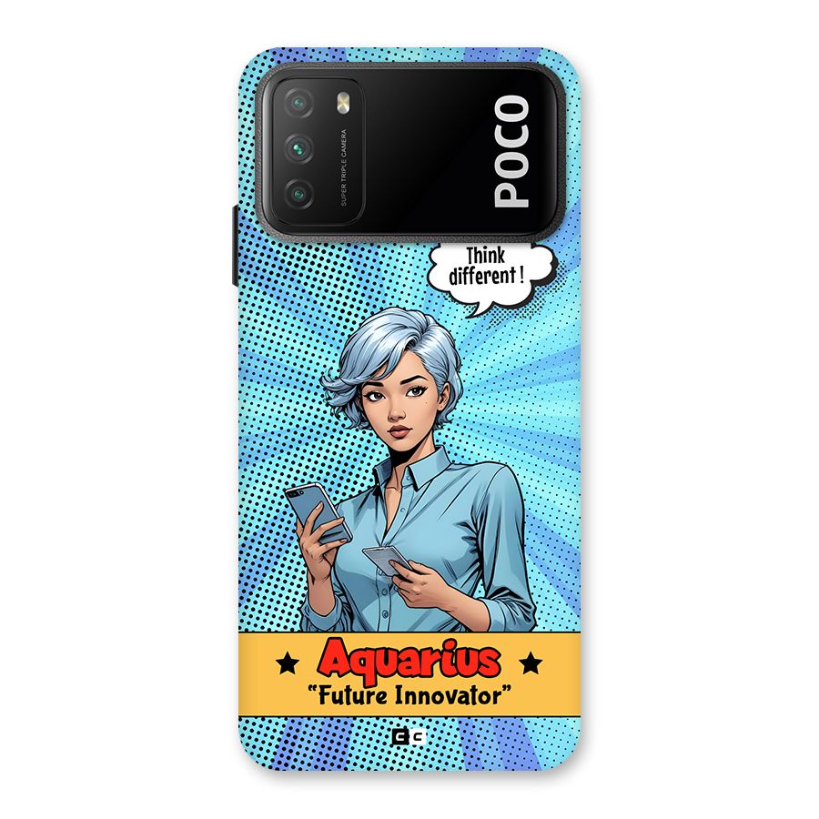 Innovative Aquarius Back Case for Poco M3