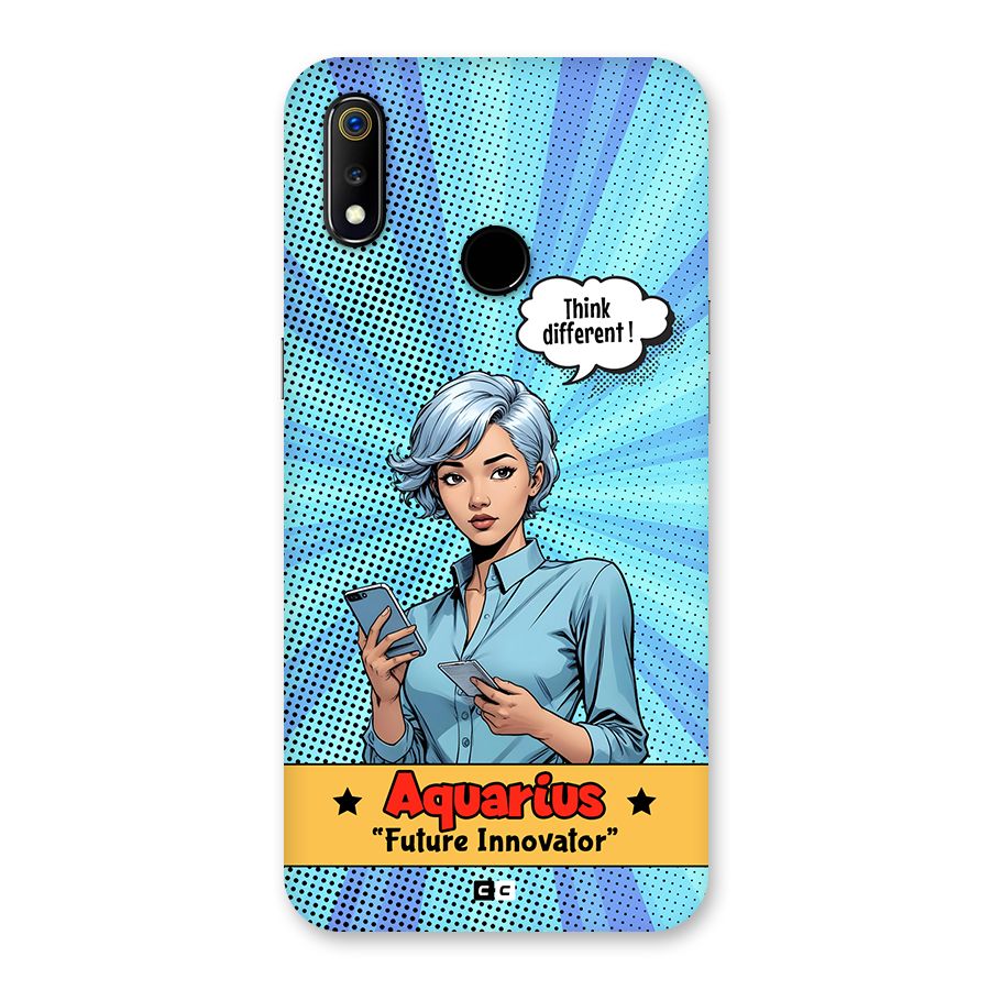Innovative Aquarius Back Case for Realme 3