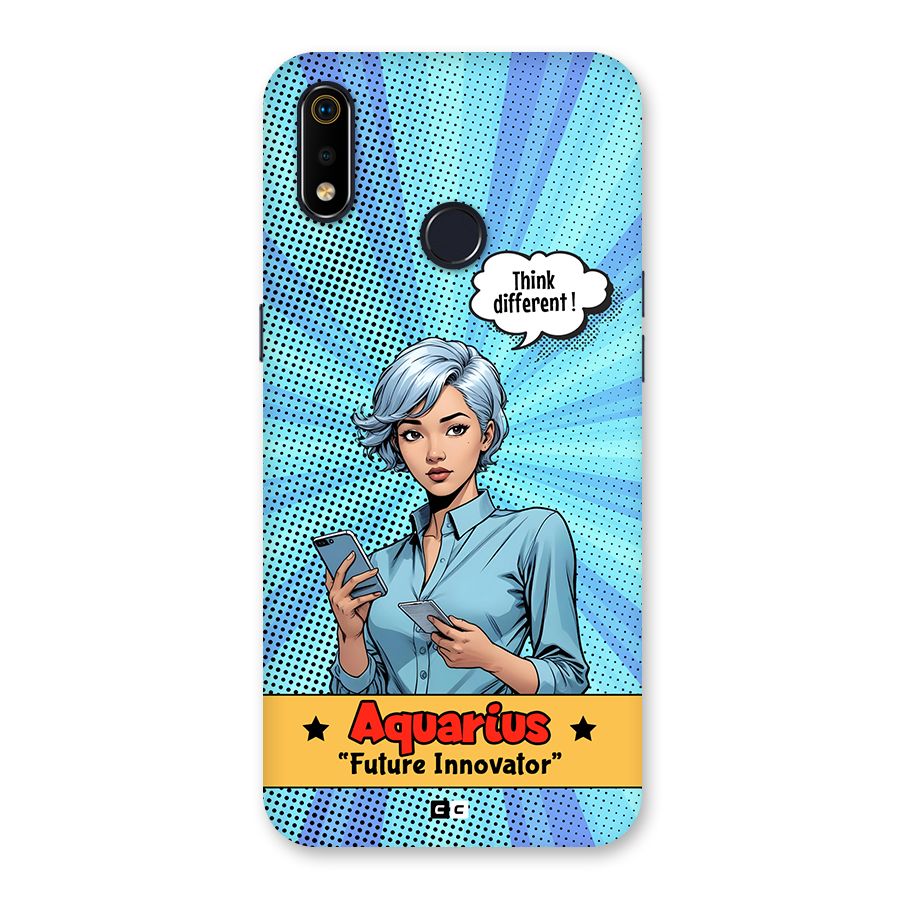 Innovative Aquarius Back Case for Realme 3i