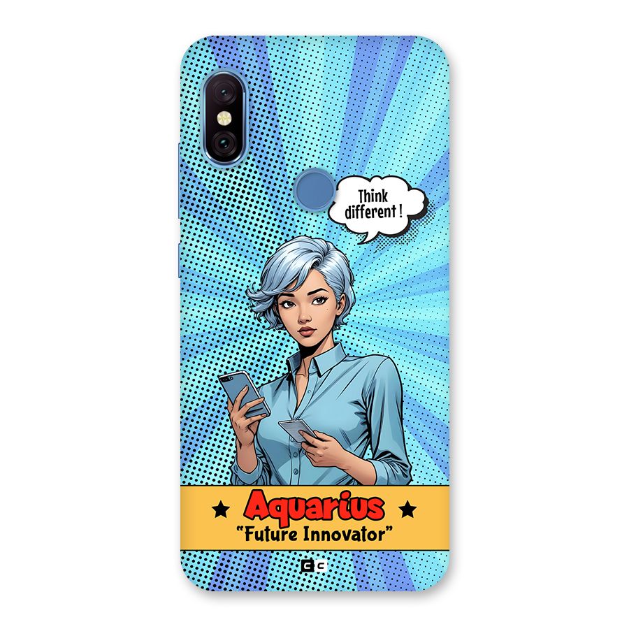Innovative Aquarius Back Case for Redmi Note 6 Pro