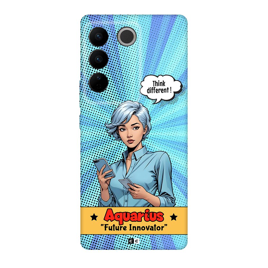 Innovative Aquarius Back Case for Vivo V27