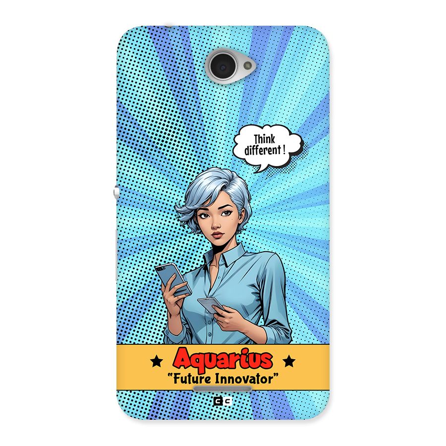 Innovative Aquarius Back Case for Xperia E4