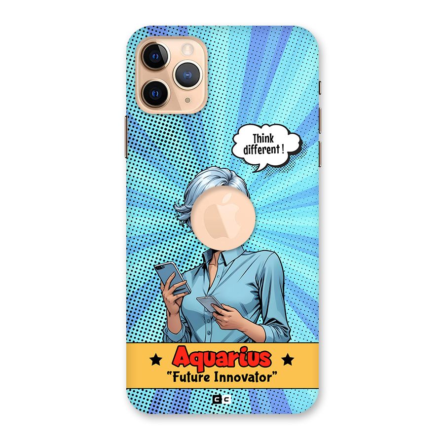 Innovative Aquarius Back Case for iPhone 11 Pro Max Logo Cut