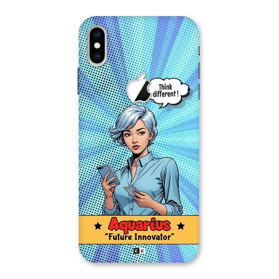 Innovative Aquarius Back Case for iPhone XS Max Apple Cut