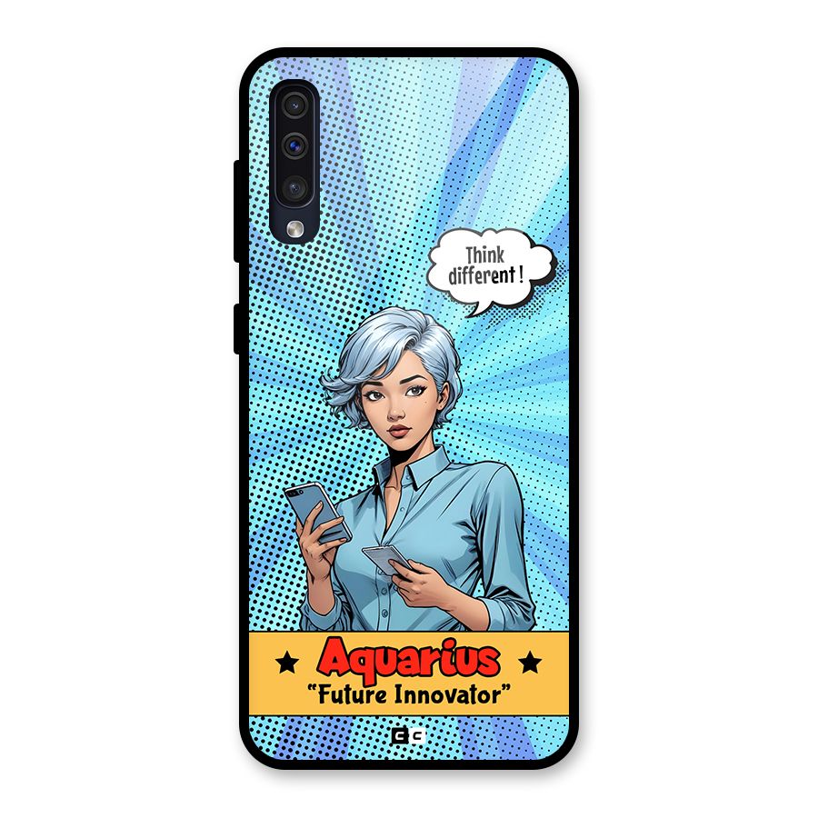 Innovative Aquarius Glass Back Case for Galaxy A50s