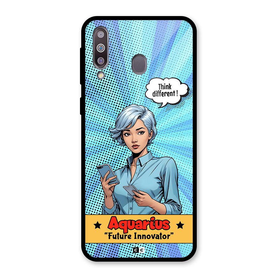 Innovative Aquarius Glass Back Case for Galaxy M30