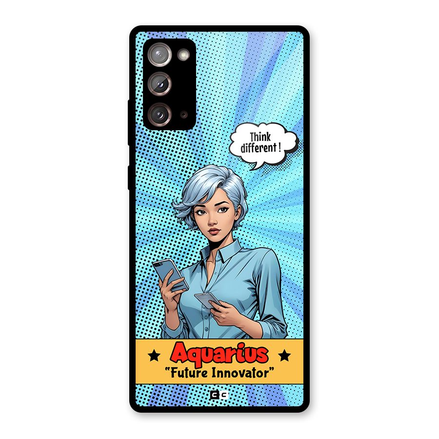 Innovative Aquarius Glass Back Case for Galaxy Note 20