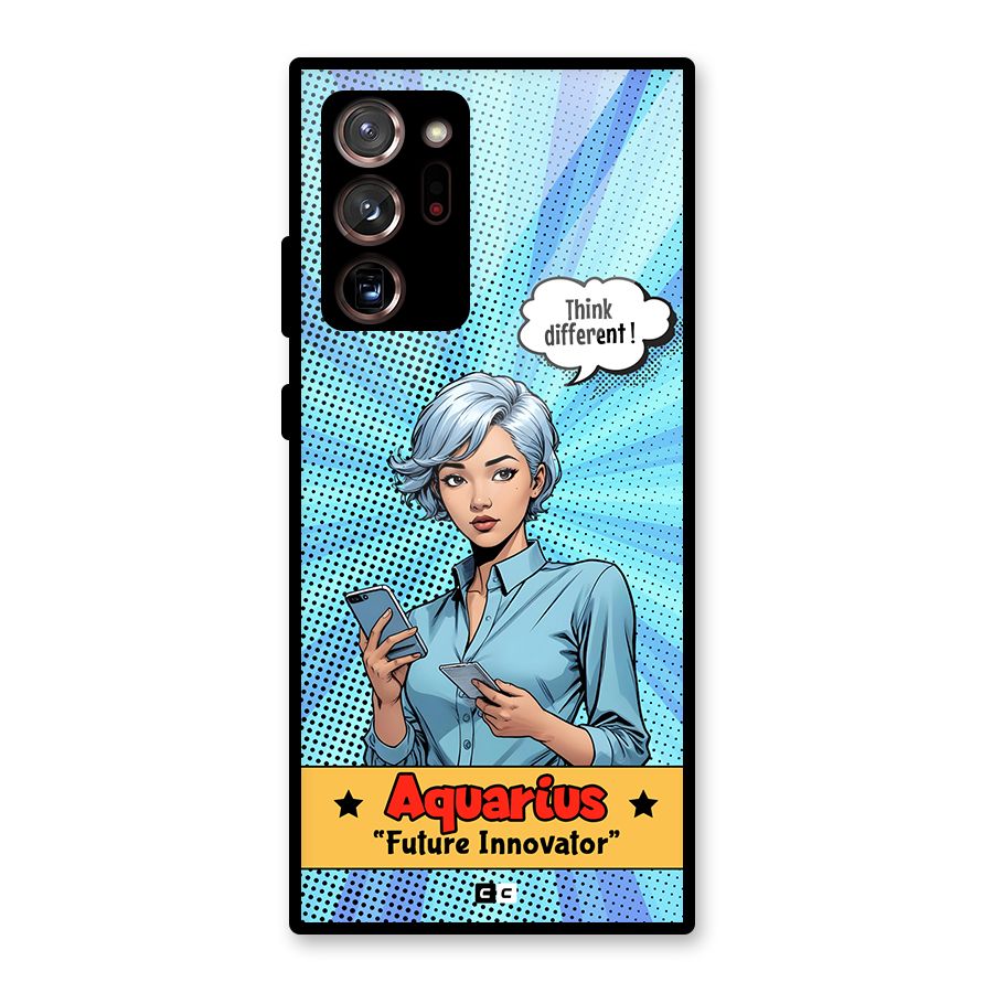 Innovative Aquarius Glass Back Case for Galaxy Note 20 Ultra 5G