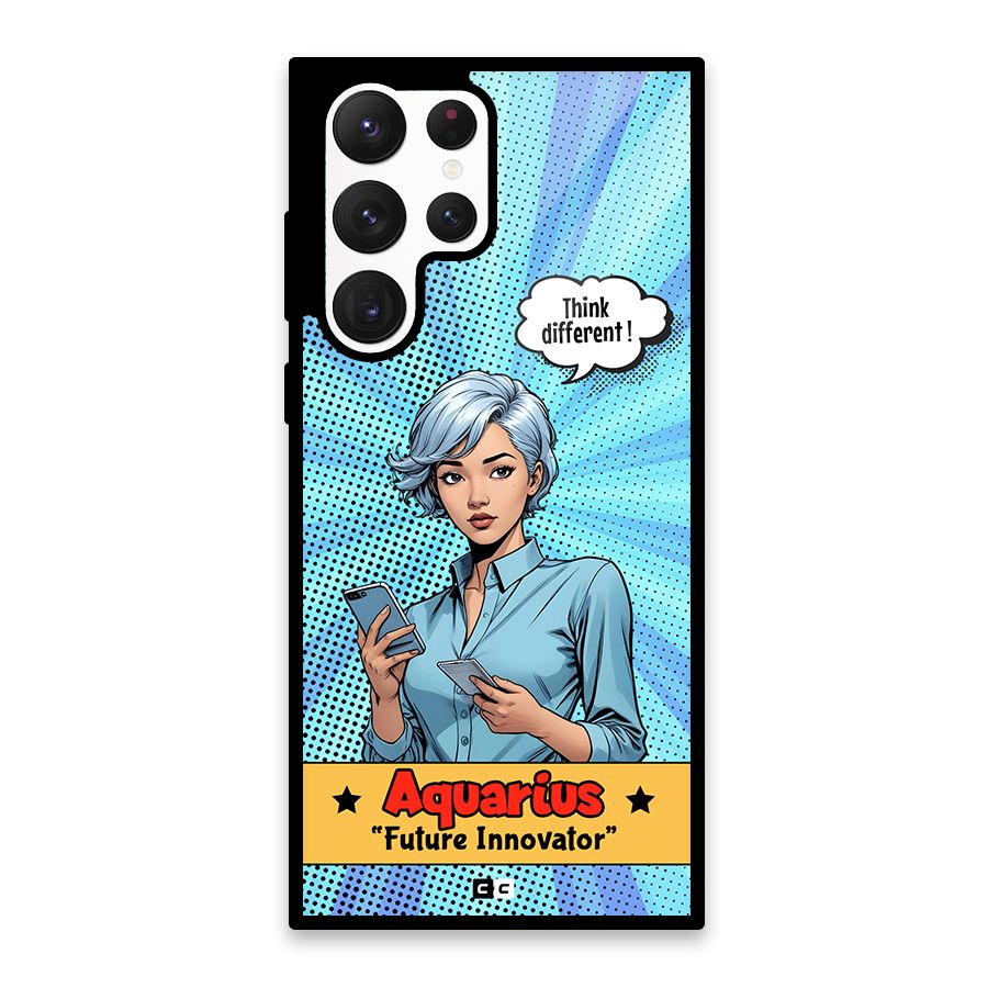 Innovative Aquarius Glass Back Case for Galaxy S22 Ultra 5G