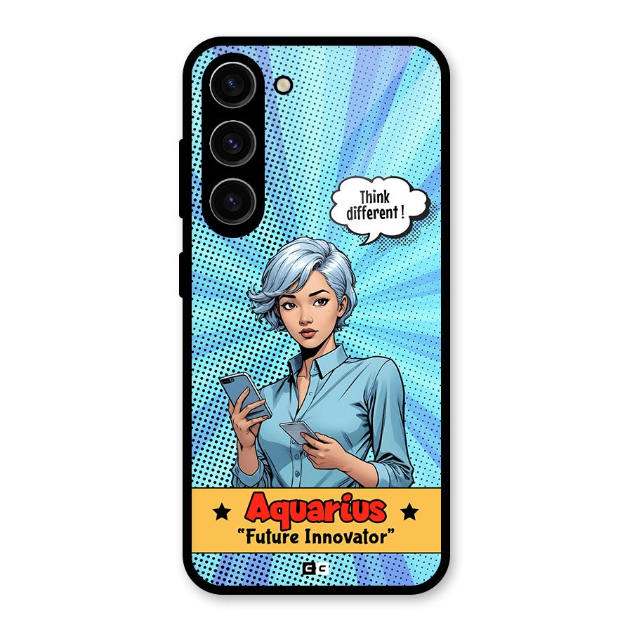 Innovative Aquarius Glass Back Case for Galaxy S23