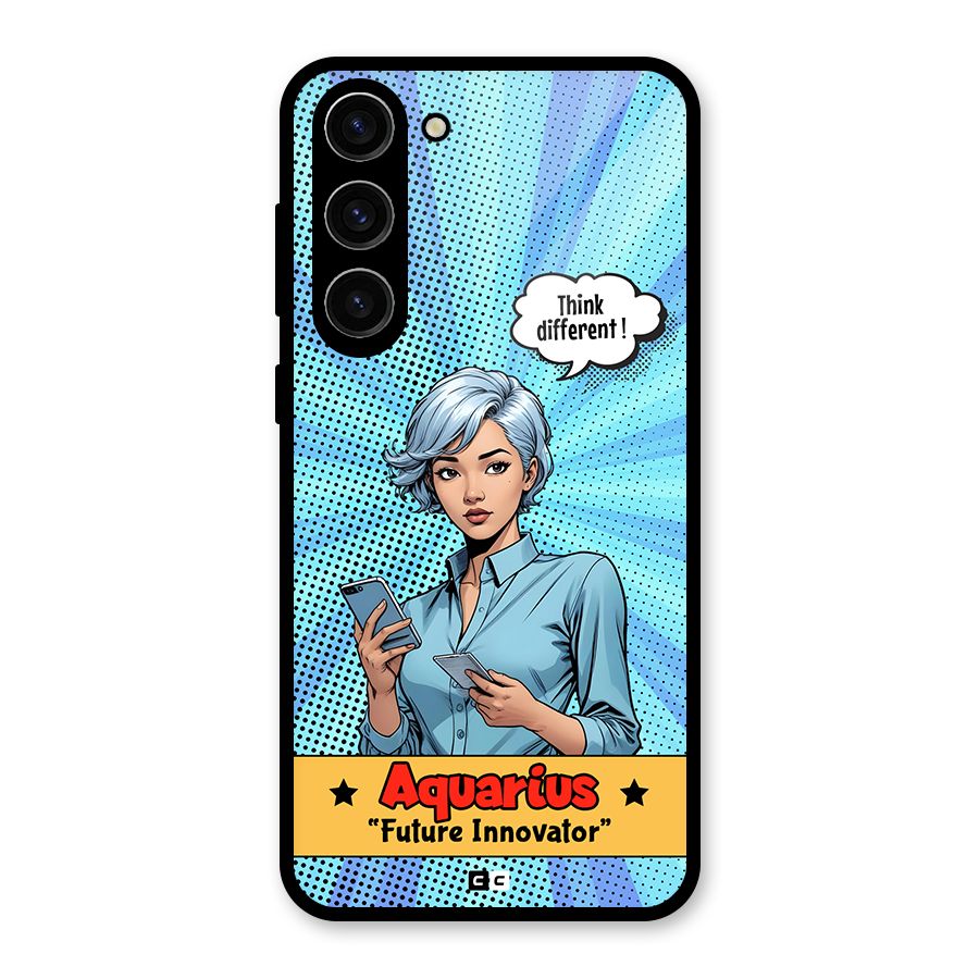 Innovative Aquarius Glass Back Case for Galaxy S23 Plus