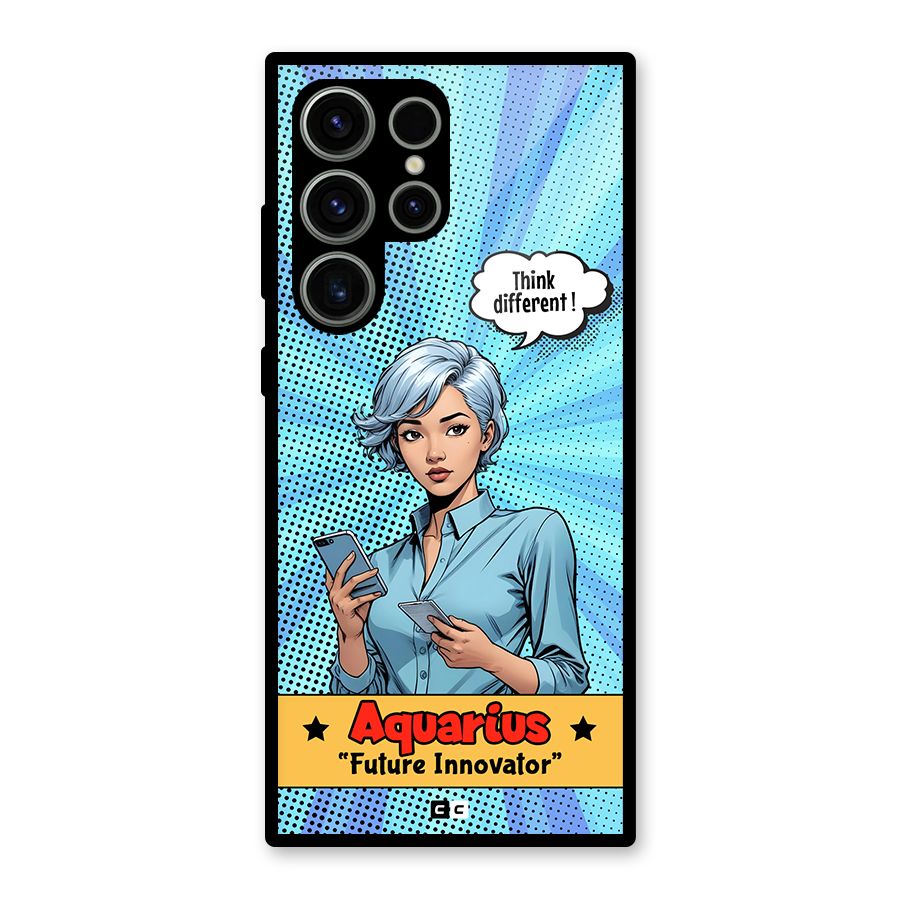 Innovative Aquarius Glass Back Case for Galaxy S23 Ultra