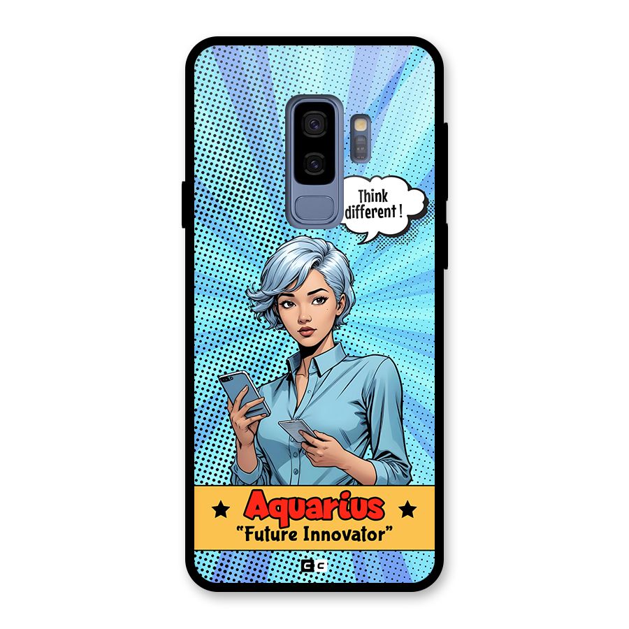 Innovative Aquarius Glass Back Case for Galaxy S9 Plus