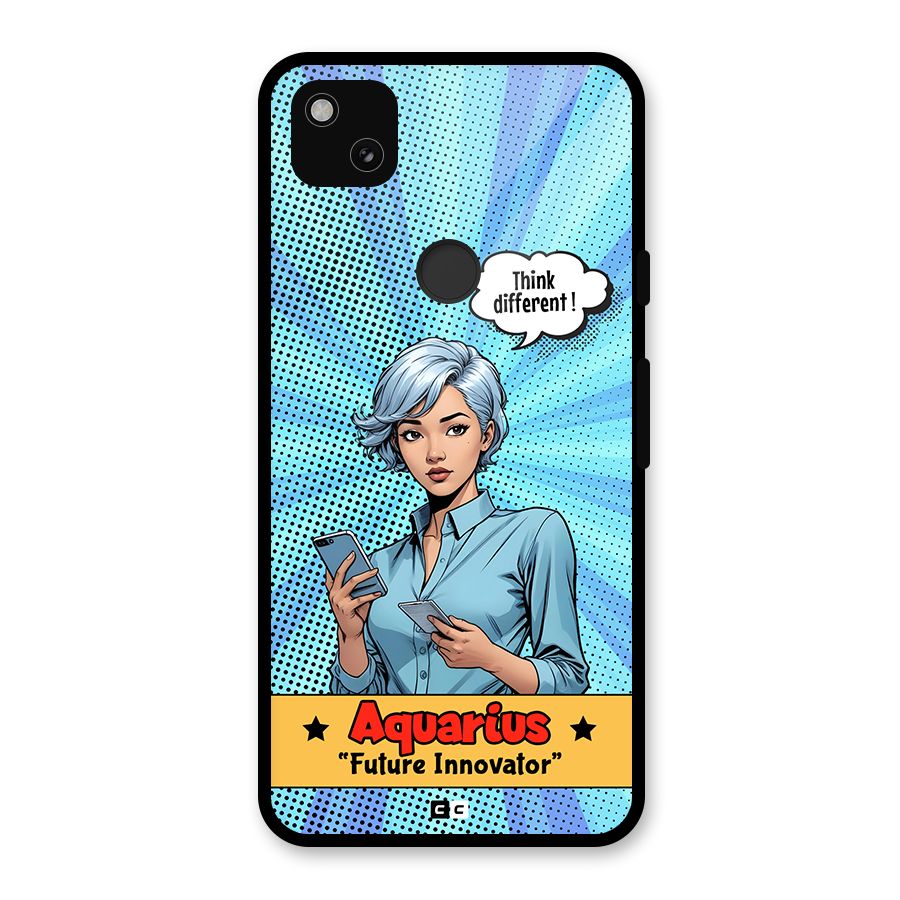 Innovative Aquarius Glass Back Case for Google Pixel 4a