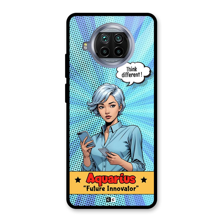 Innovative Aquarius Glass Back Case for Mi 10i