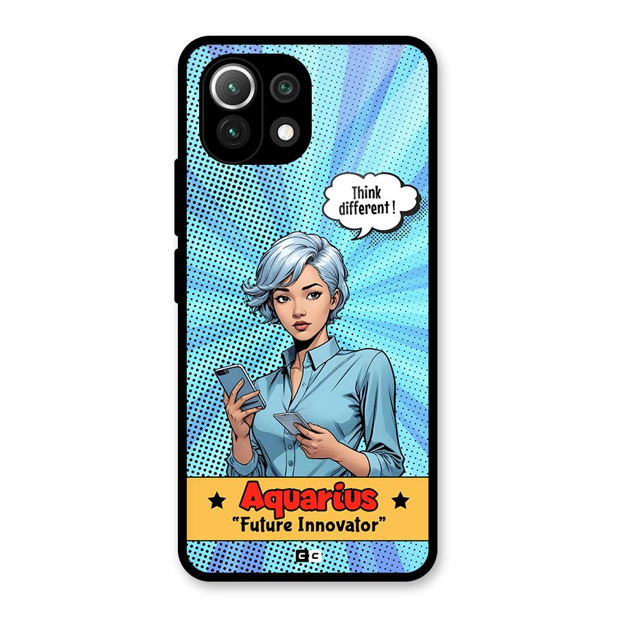 Innovative Aquarius Glass Back Case for Mi 11 Lite NE 5G