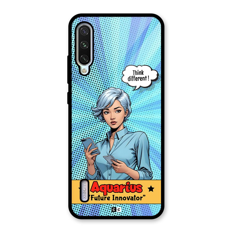 Innovative Aquarius Glass Back Case for Mi A3